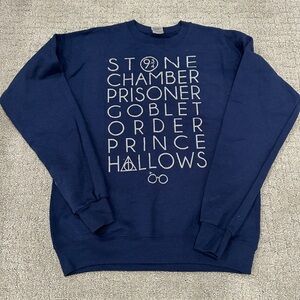 Hanes Dark Blue Graphic Sweatshirt